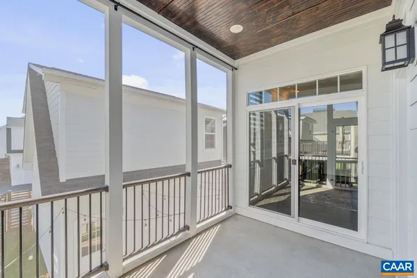 a view of a balcony