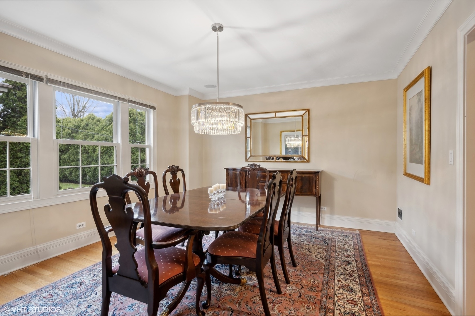 410 Green Bay Road Glencoe, IL 60022 - Photo 4 of 27 a view of a dining room with furniture window and wooden floor