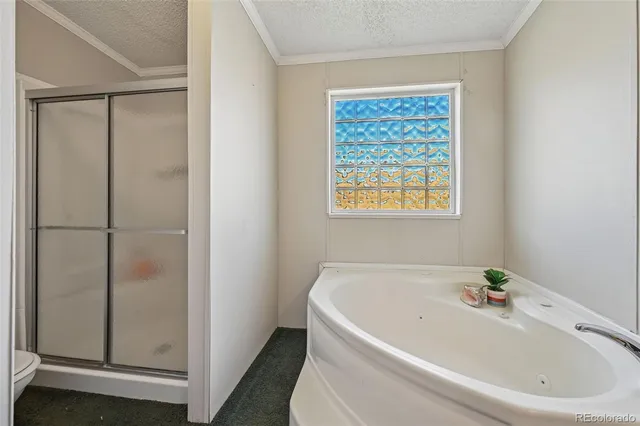 a bathroom with a granite countertop sink and a bathtub