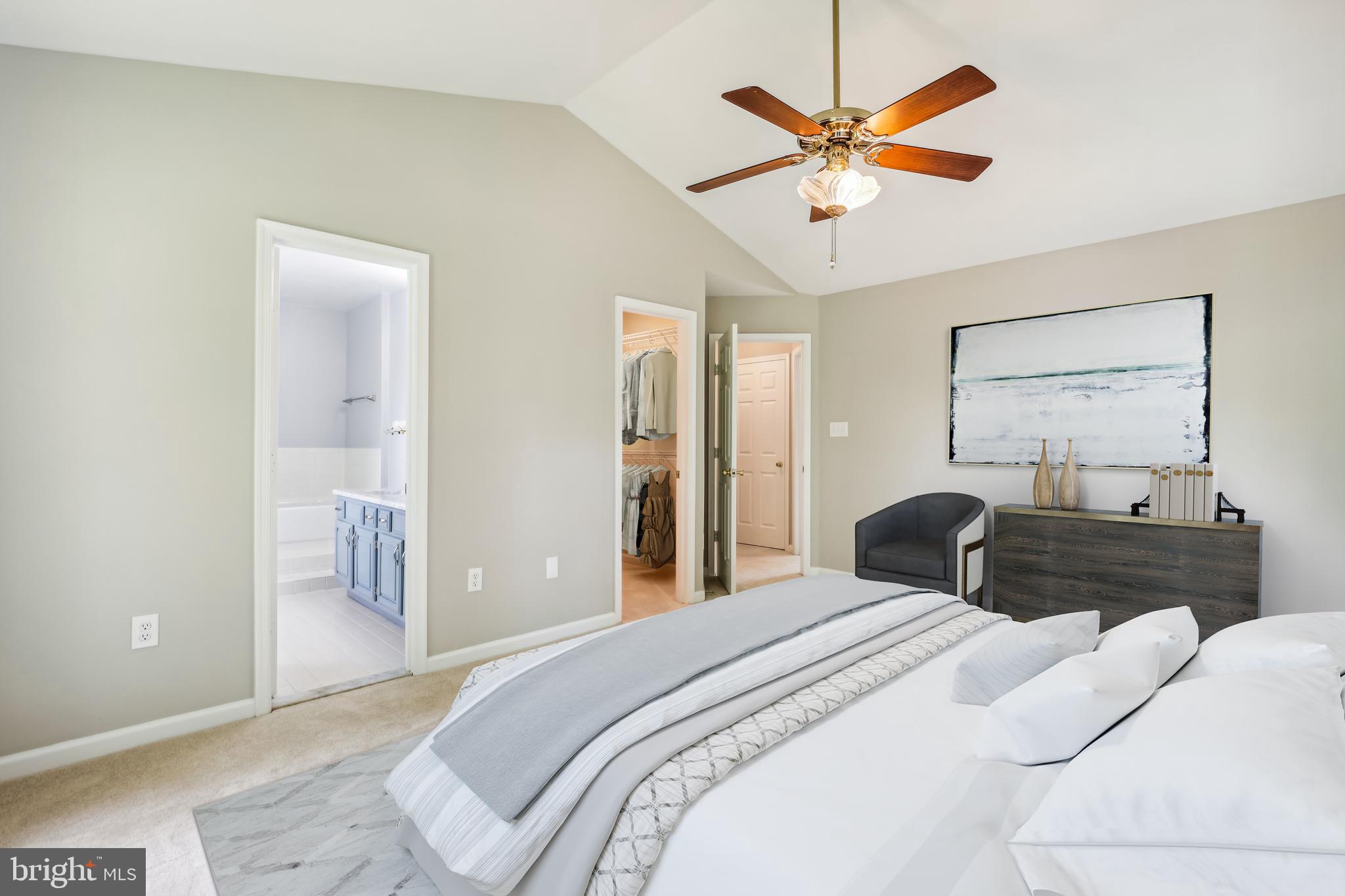 7100 Dudrow Court Springfield, VA 22150 - Photo 20 of 68 Primary Bedroom Virtually staged for inspiration
