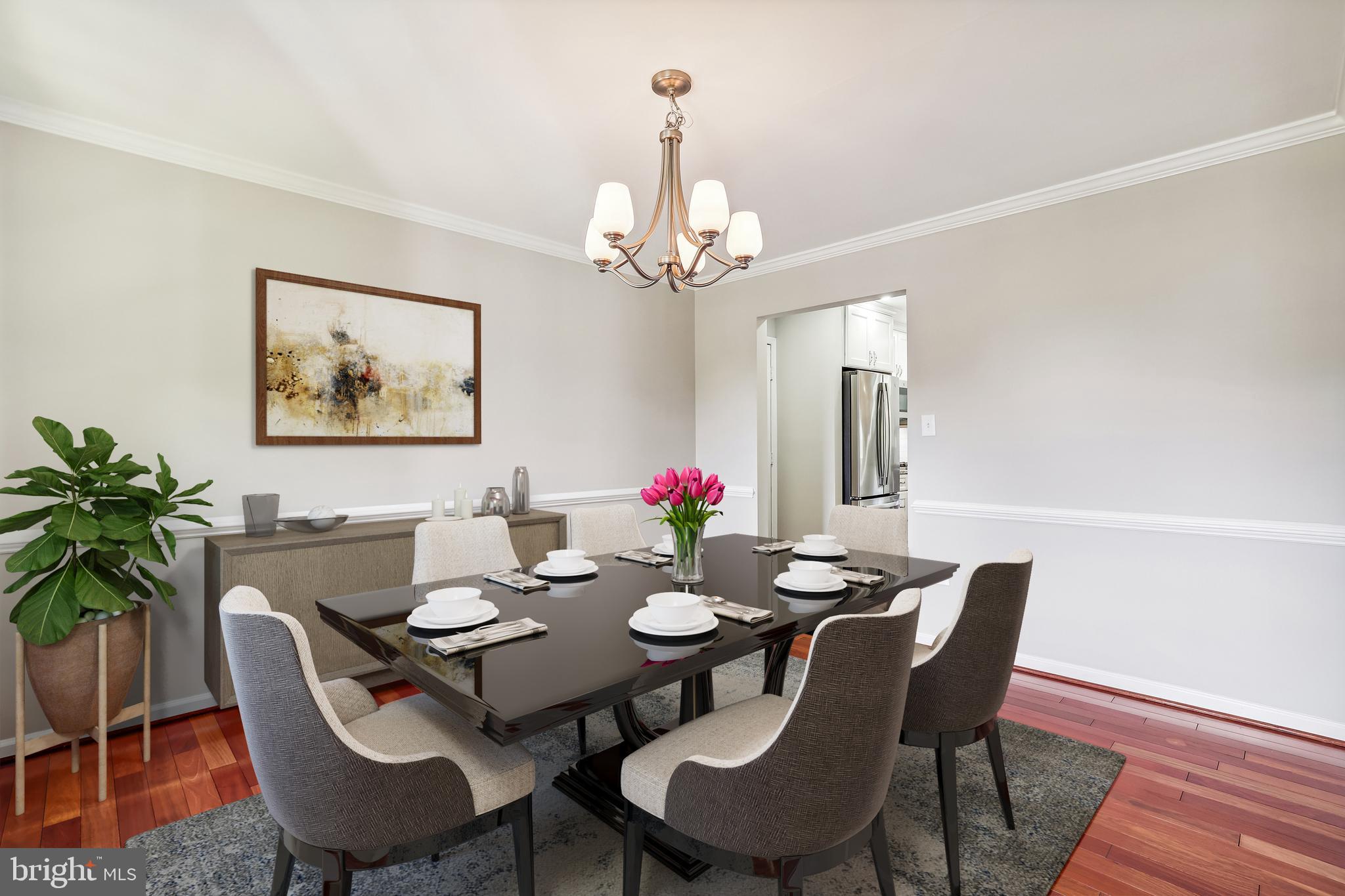 7100 Dudrow Court Springfield, VA 22150 - Photo 5 of 68 Dining Room Virtually staged for inspiration