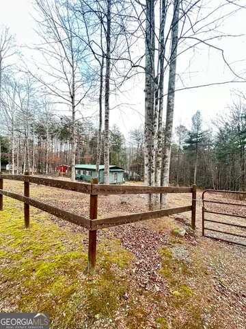 a park view with tree in the background