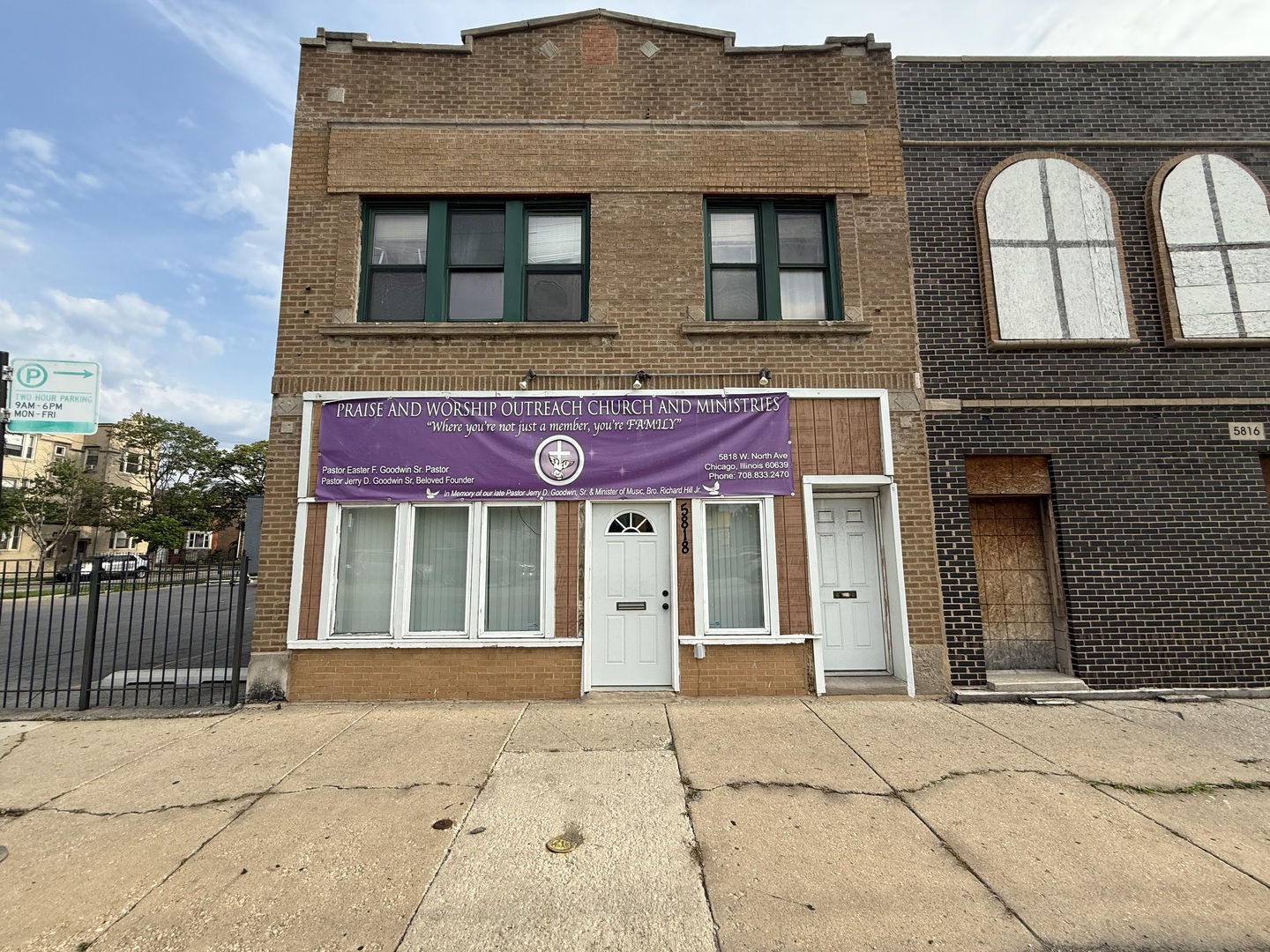 5818 West North Avenue Chicago, IL 60639 - Photo 1 of 37 front view of brick building