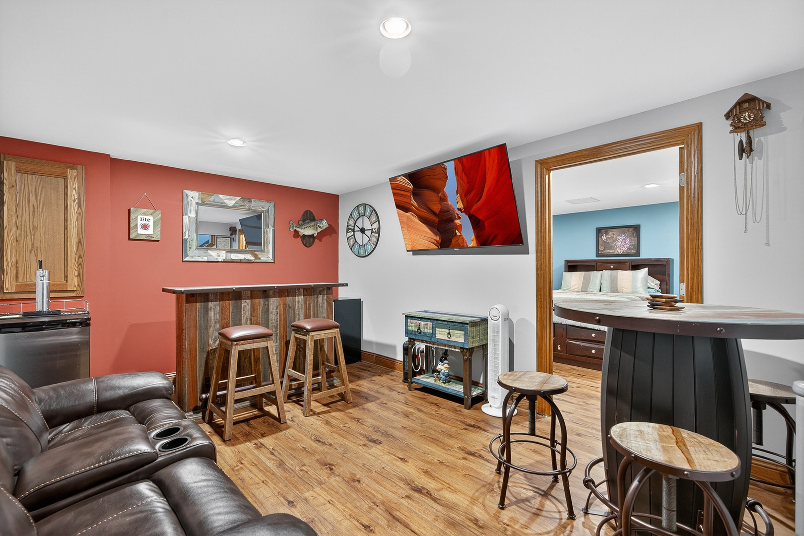 1152 Rose Drive Sycamore, IL 60178 - Photo 27 of 34 a living room with furniture and a fireplace