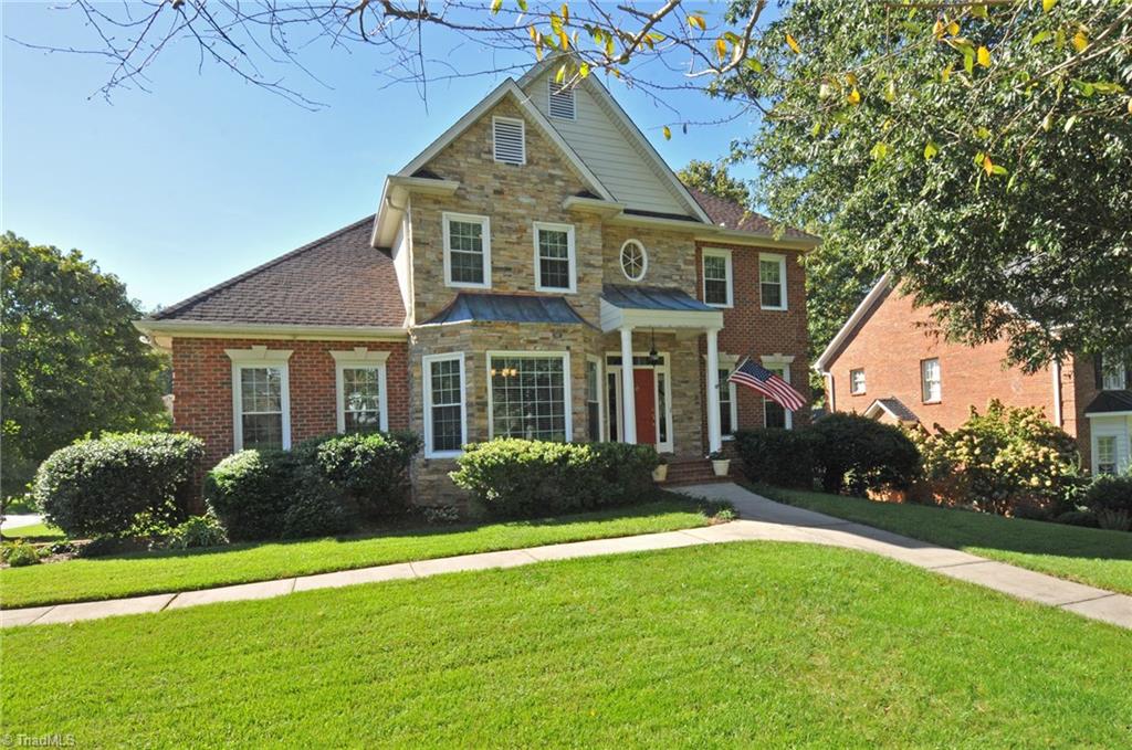 1049 Cross Gate Road Winston-Salem, NC 27106 - Photo 2 of 28 Natural stone, brick and hardie exterior