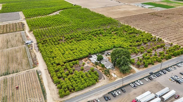 a view of a garden from a balcony