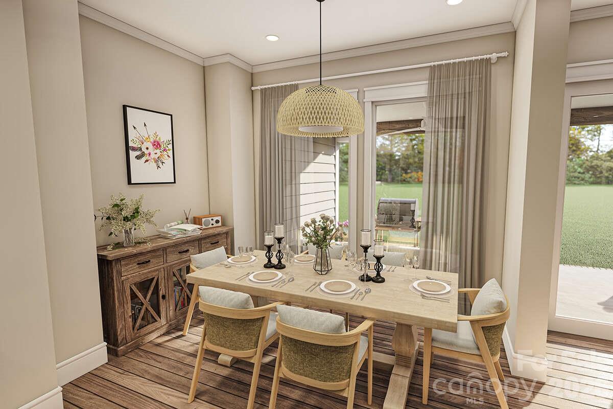 2031 Piper Ridge Drive Lenoir, NC 28645 - Photo 11 of 19 a view of a dining room with furniture window and outside view
