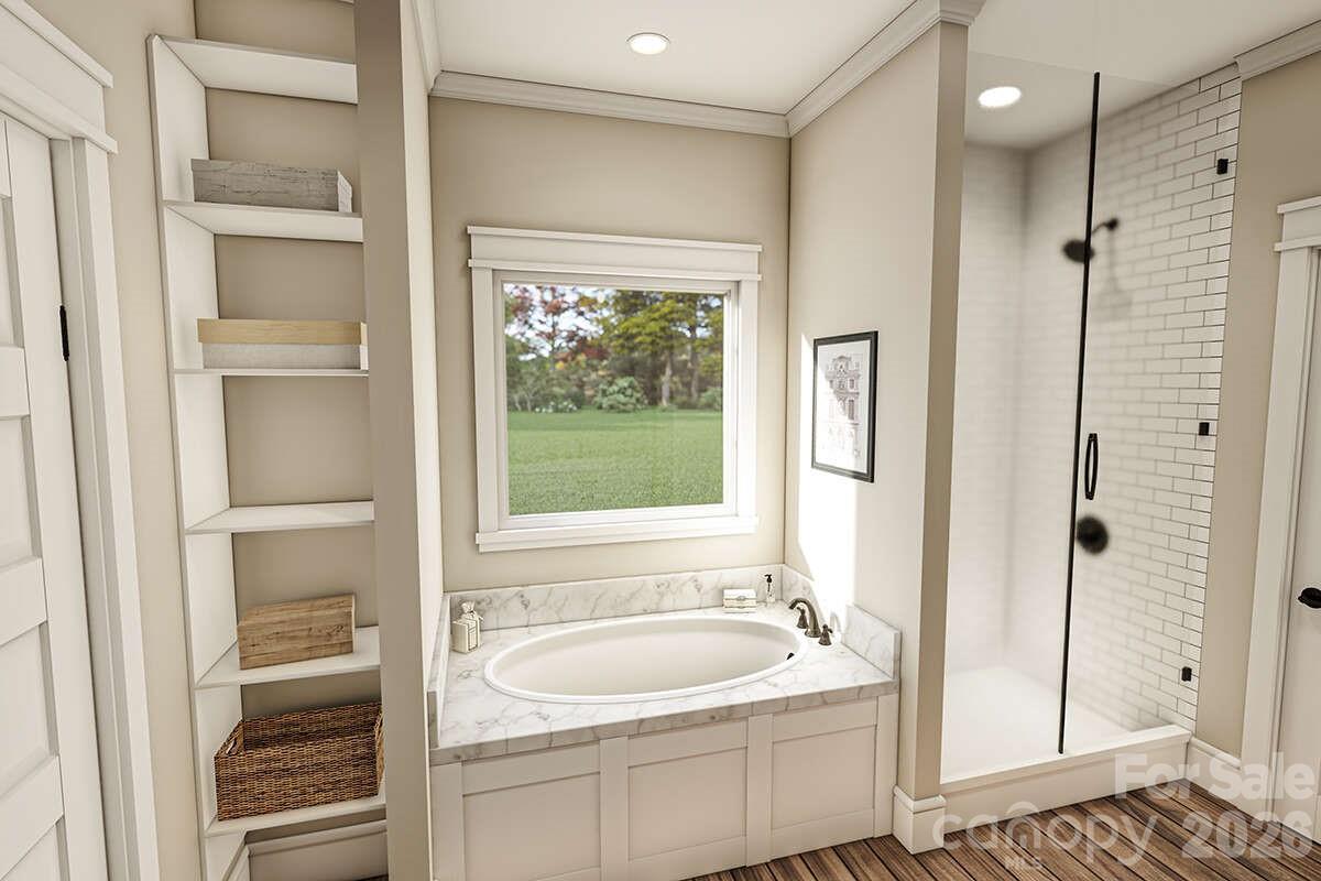 2031 Piper Ridge Drive Lenoir, NC 28645 - Photo 14 of 19 a bathroom with a sink a toilet and shower