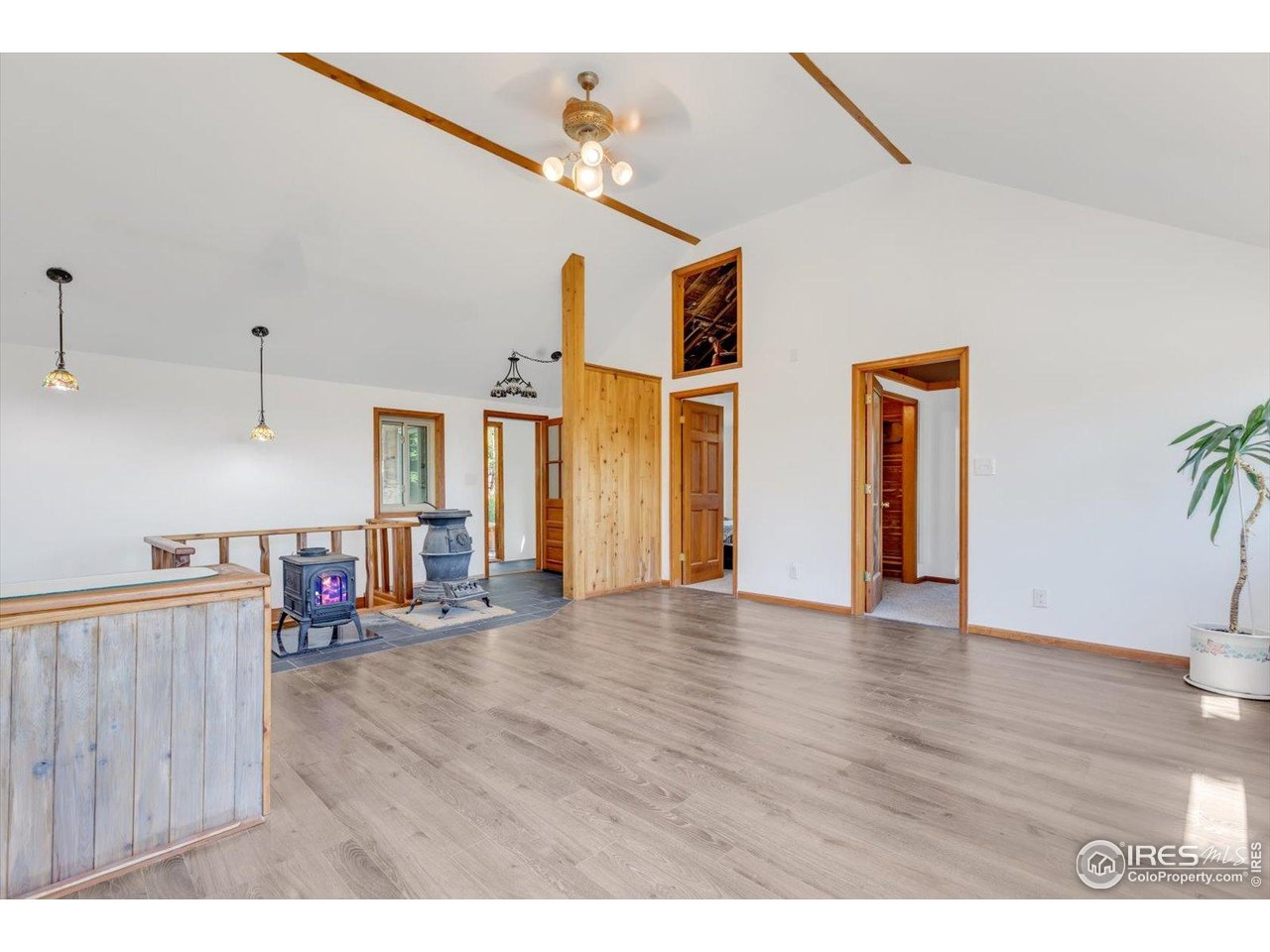 57 Nelson Street Ward, CO 80481 - Photo 20 of 27 a view interior of a house wooden floor and an entryway