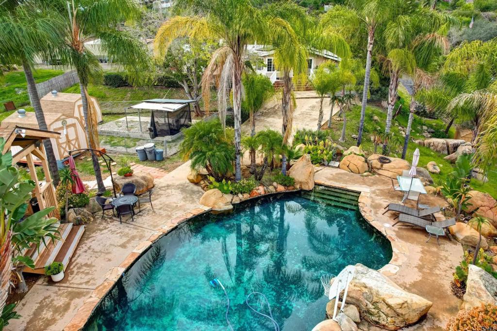 11985 Rocoso Road Lakeside, CA 92040 - Photo 48 of 48 a view of yard with swimming pool