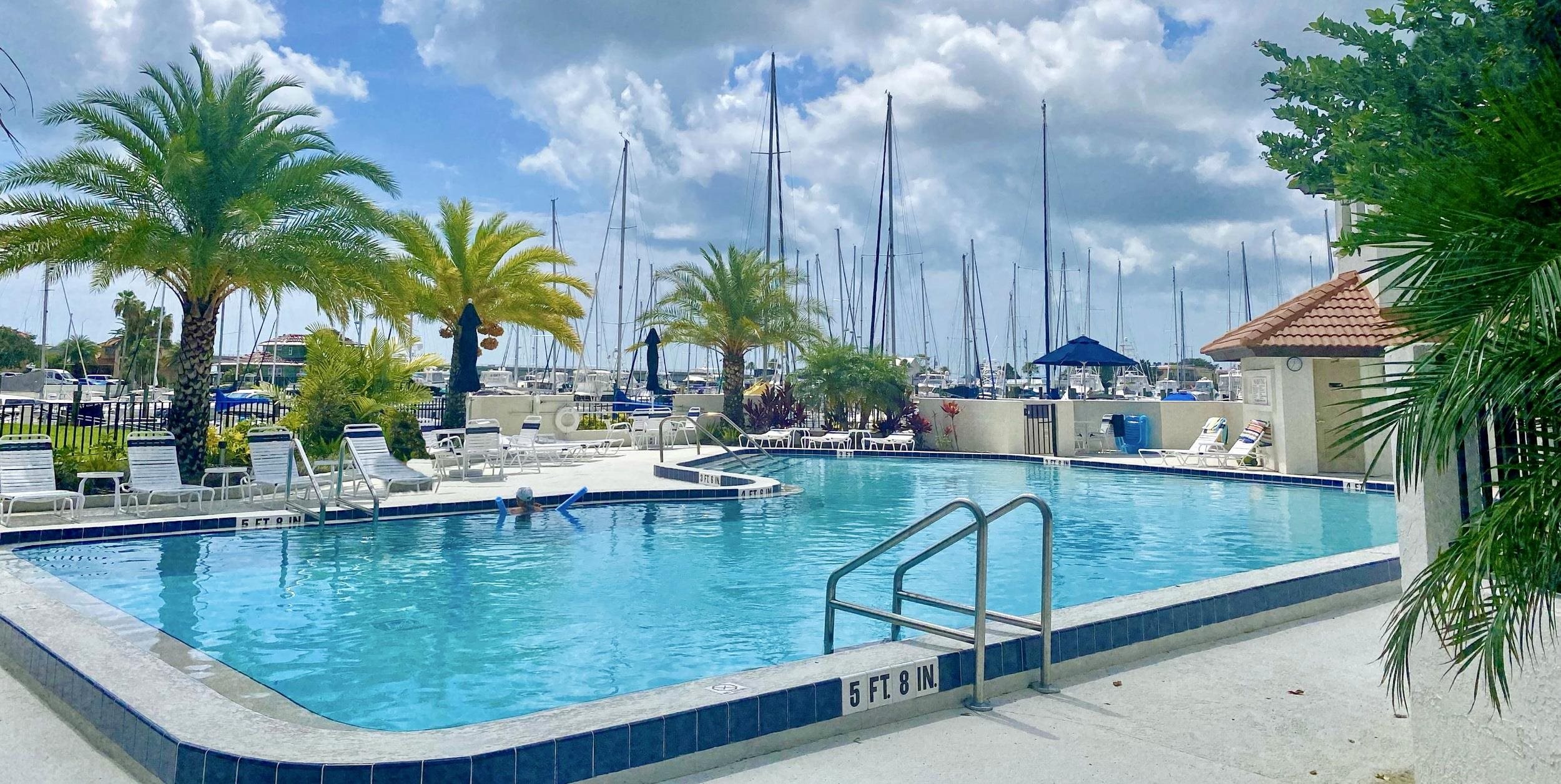 3431 Harbor Drive St. Augustine, FL 32084 - Photo 57 of 61 a view of swimming pool with chairs