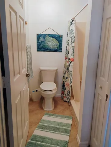 a view of a bathroom with a sink and toilet