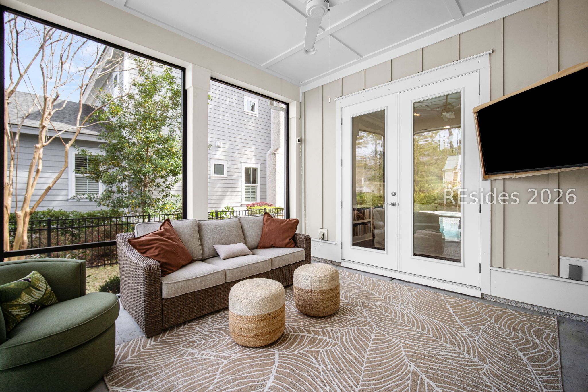 5778 Yaupon Road Bluffton, SC 29910 - Photo 49 of 61 Screened-in back porch