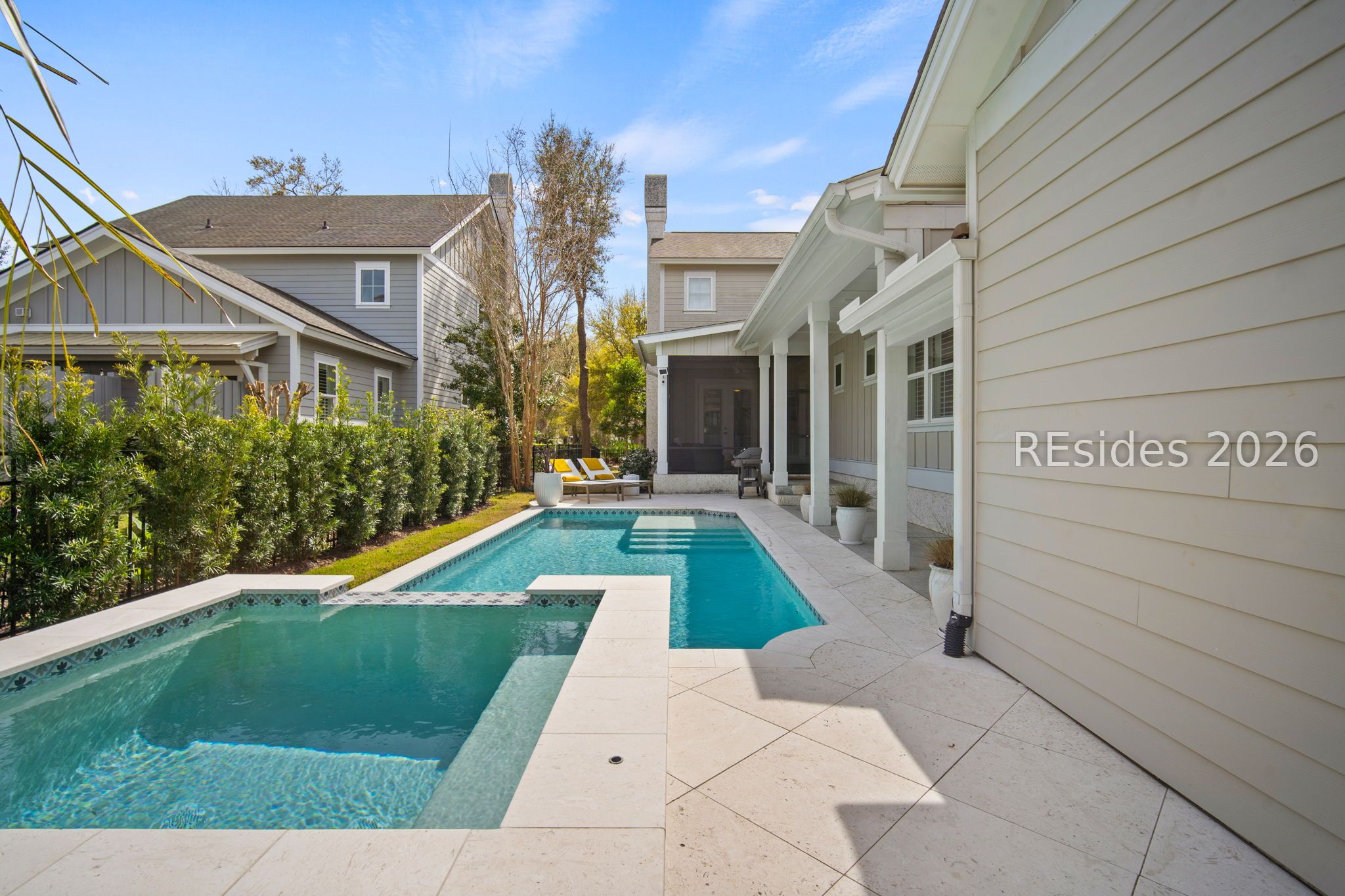 5778 Yaupon Road Bluffton, SC 29910 - Photo 52 of 61 Pool with fenced in yard