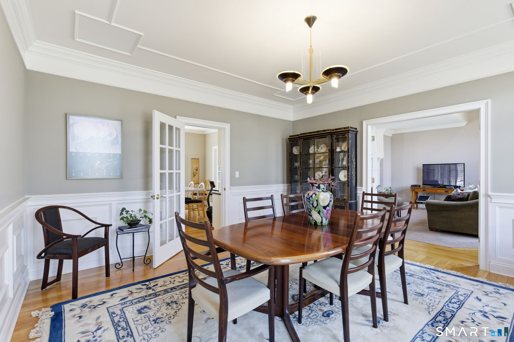 22 Misty Vale Road Newtown, CT 06482 - Photo 9 of 30 a view of a dining room with furniture and wooden floor