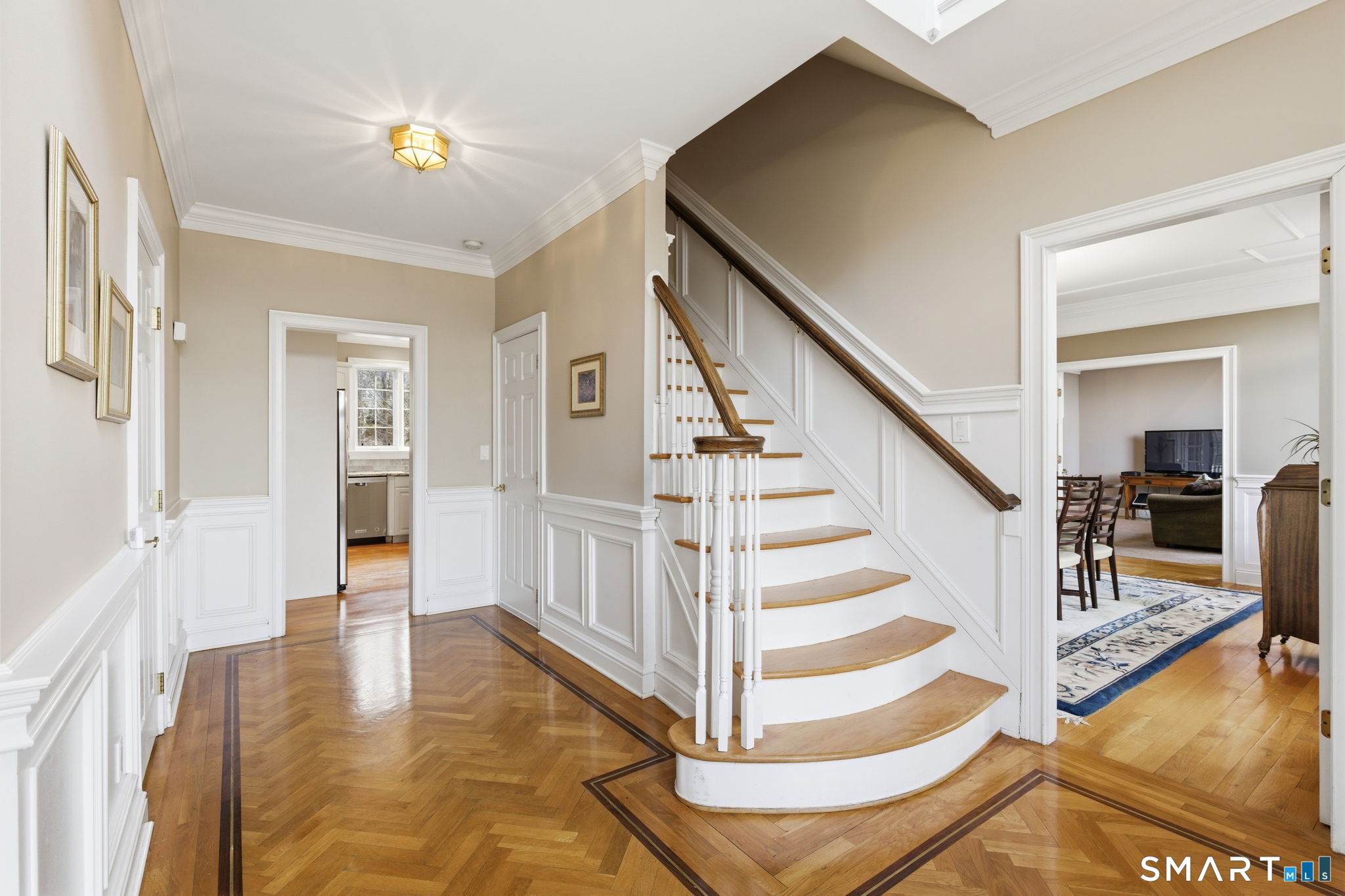 22 Misty Vale Road Newtown, CT 06482 - Photo 10 of 30 a view of entryway and hall with wooden floor