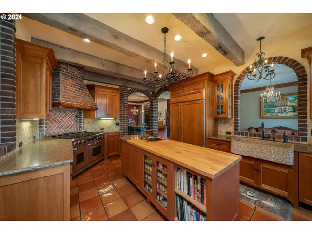a very nice looking kitchen with a large window
