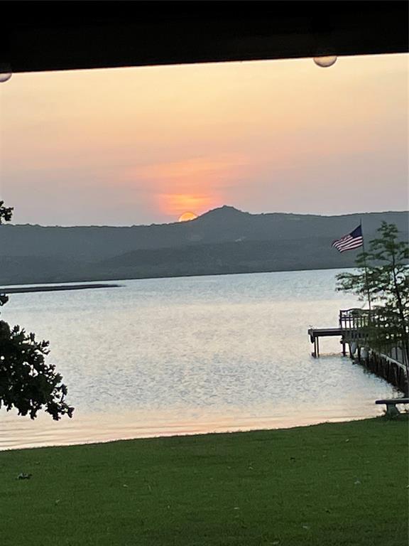 1059 Airport Road Graford, TX 76449 - Photo 34 of 37 Lake and view w dock from the back yard