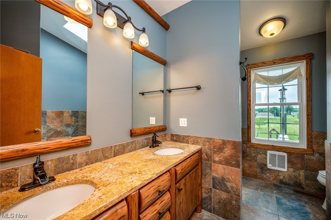 2449 Hartville Road Mogadore, OH 44260 - Photo 26 of 35 Master Bedroom Bath with ceramic heated floors