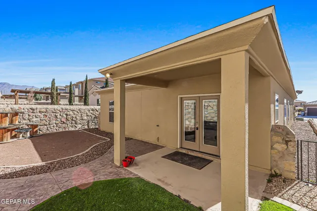 a view of a city from a terrace