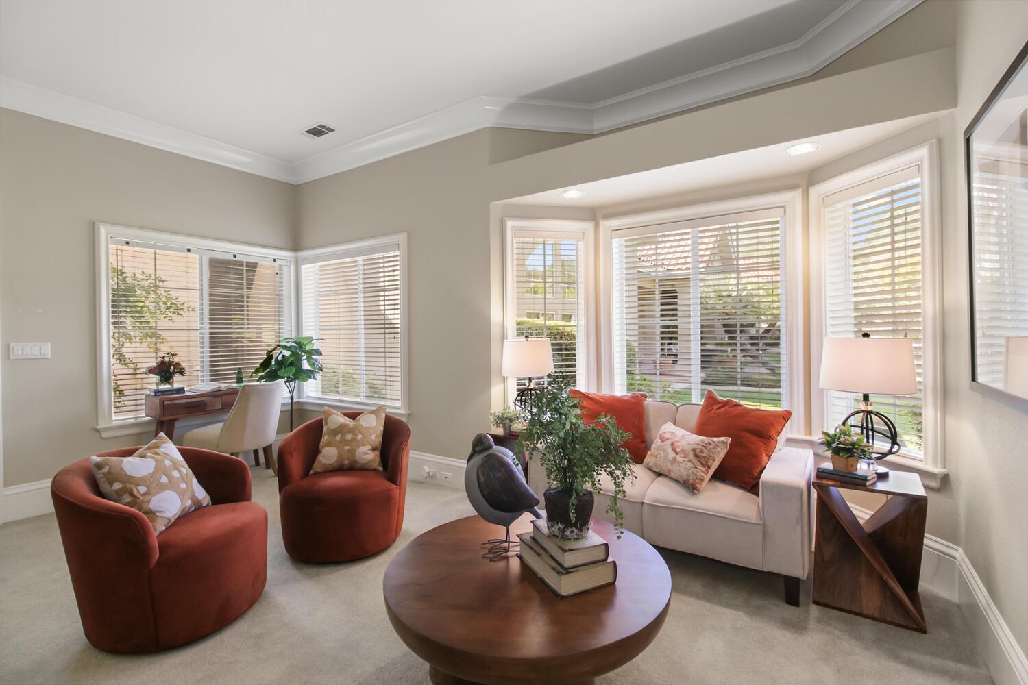 5001 Auburn Folsom Road Loomis, CA 95650 - Photo 65 of 99 a living room with furniture and a large window
