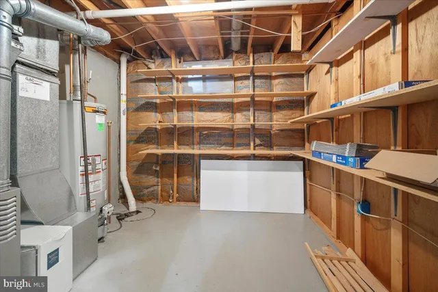 a view of a storage & utility room