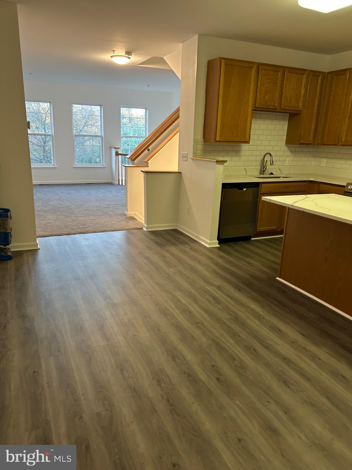 662 Luthardt Road Middle River, MD 21220 - Photo 22 of 52 a view of a kitchen with a sink and dishwasher wooden floor
