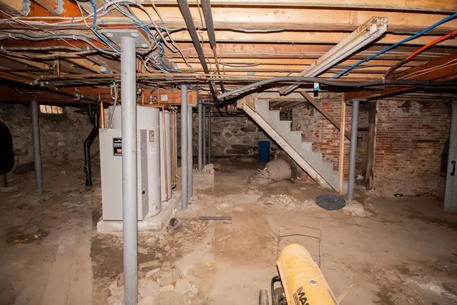 a view of under construction room and staircase