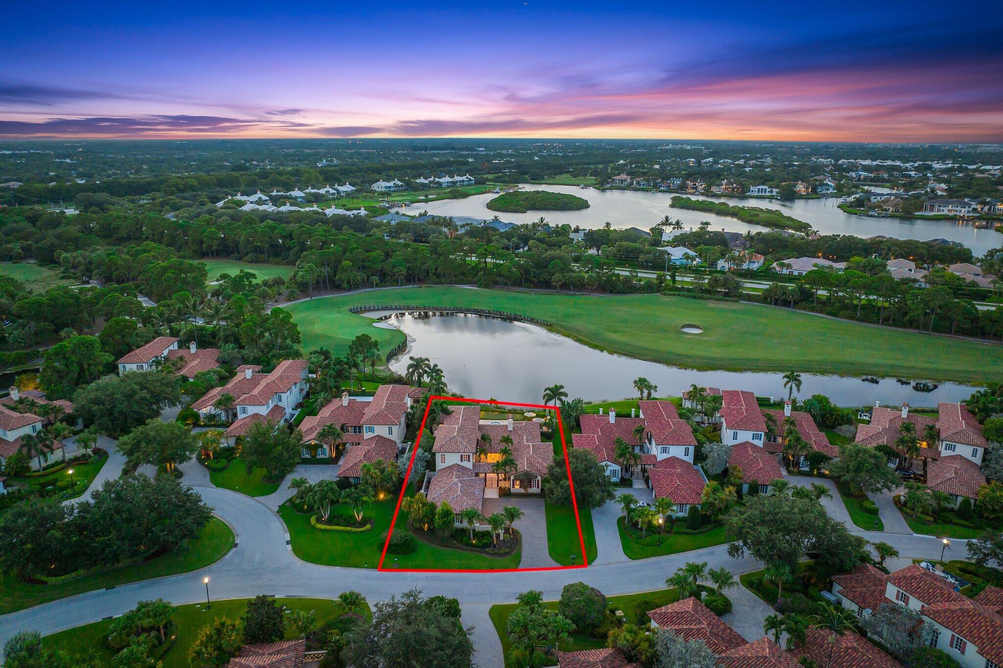 438 Red Hawk Drive Jupiter, FL 33477 - Photo 112 of 116 003-438RedHawkDrMarkedAerial-FL-SMALL