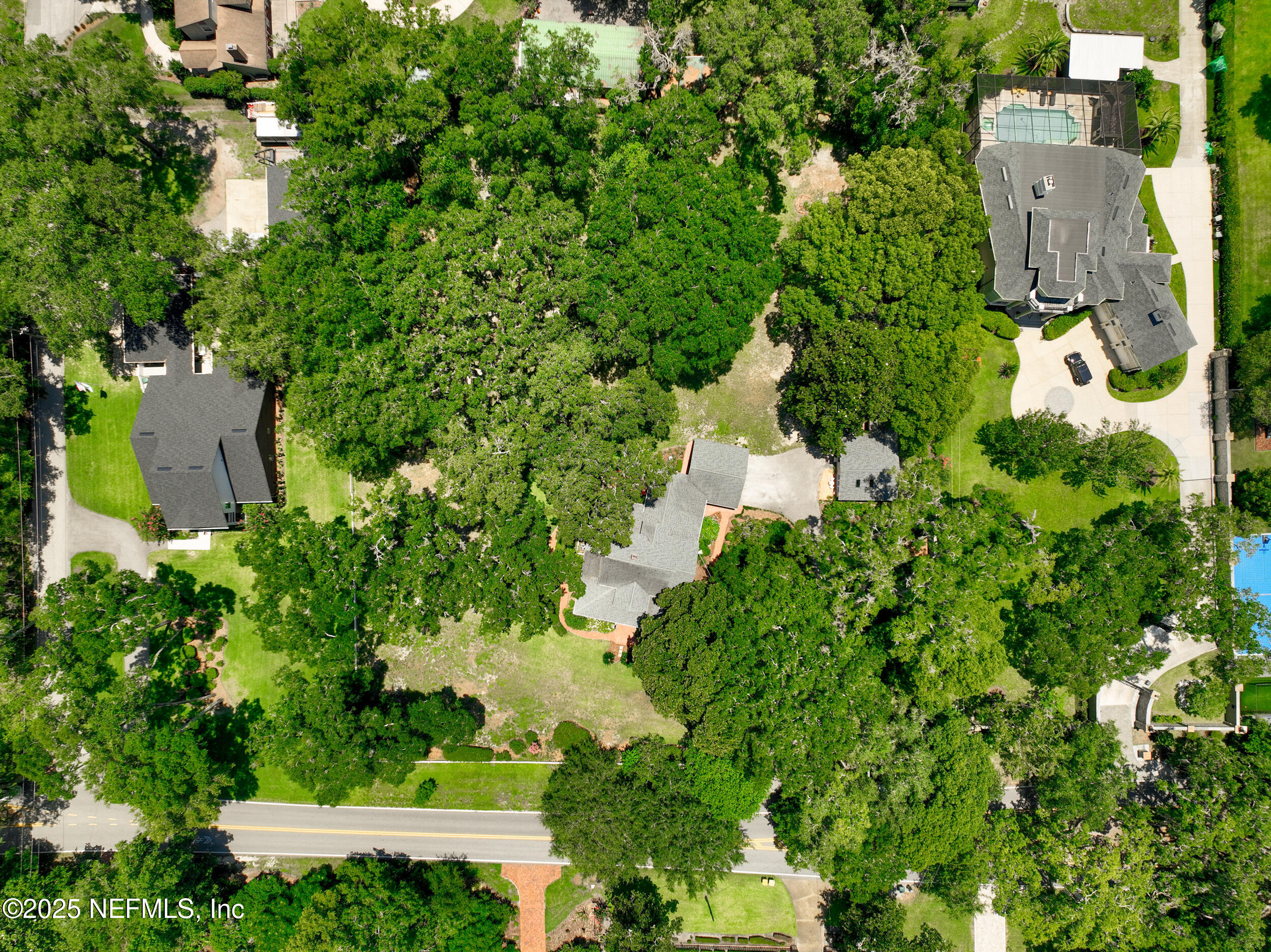12367 Mandarin Road Jacksonville, FL 32223 - Photo 72 of 114 an aerial view of residential house with outdoor space and trees all around