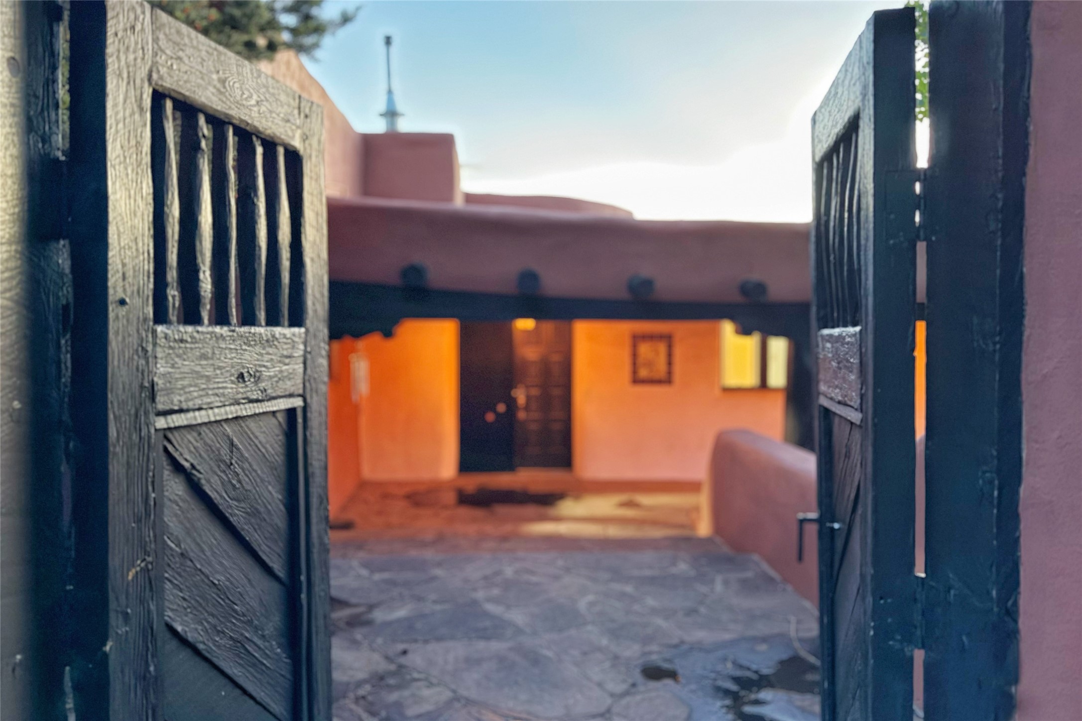 54 Rons Road Santa Fe, NM 87508 - Photo 52 of 99 MAIN HOUSE EAST ENTRANCE