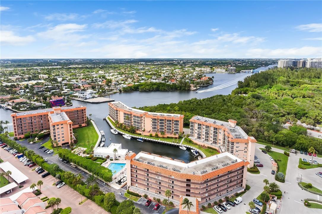 2871 North Ocean Boulevard, Unit D518 Boca Raton, FL 33431 - Photo 24 of 28 a view of a city from a lake
