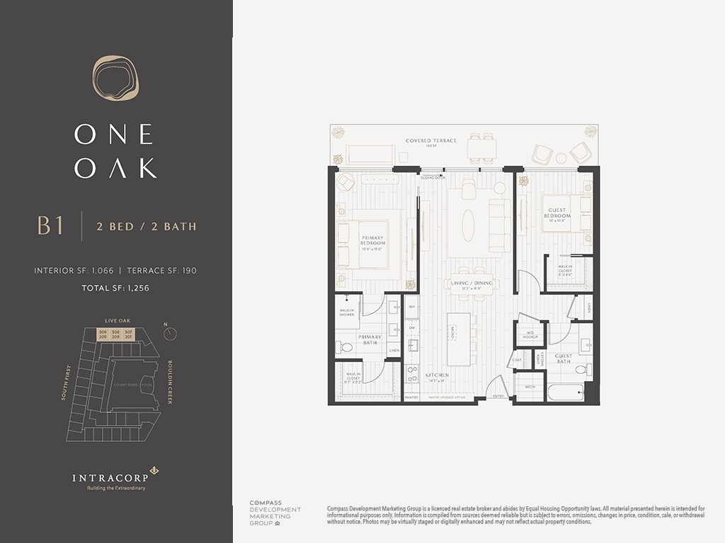 2209 South 1st Street, Unit 209 Austin, TX 78704 - Photo 38 of 38 Floor plan