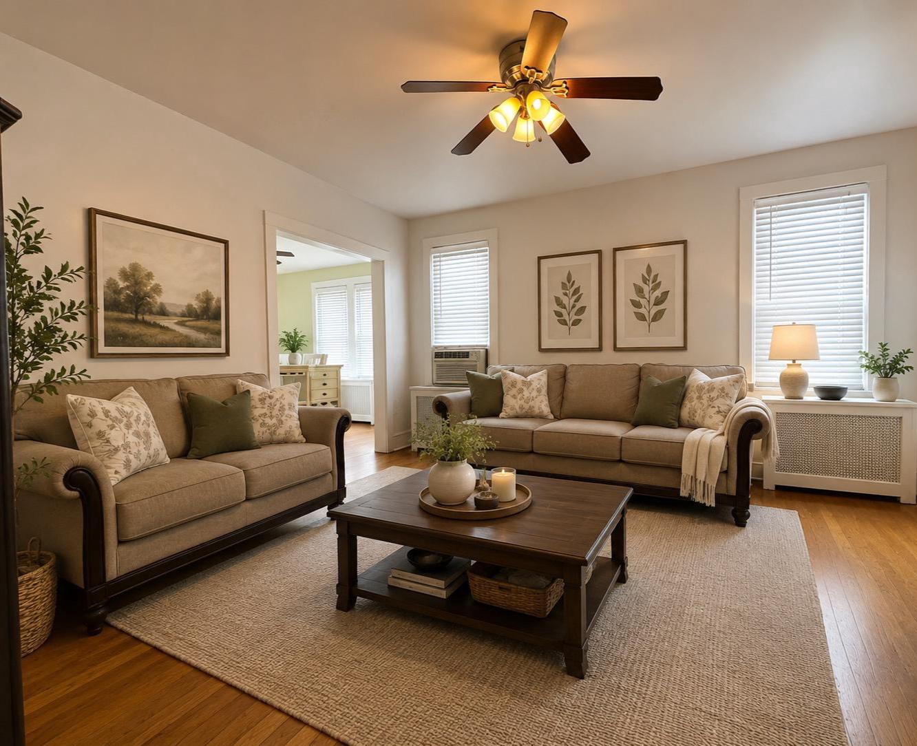 4101 Vernon Road Drexel Hill, PA 19026 - Photo 5 of 26 AI generated image to show room's potential.
