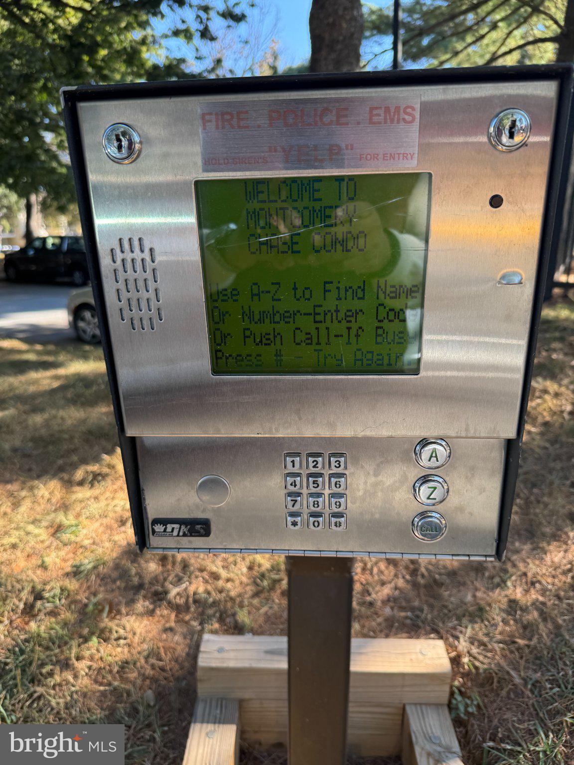 4075 Chesterwood Drive, Unit 4075 Silver Spring, MD 20906 - Photo 8 of 8 Emergency Call Box: Safety First!