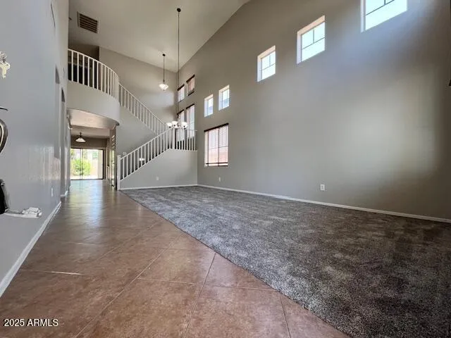 a view of a hallway with front door