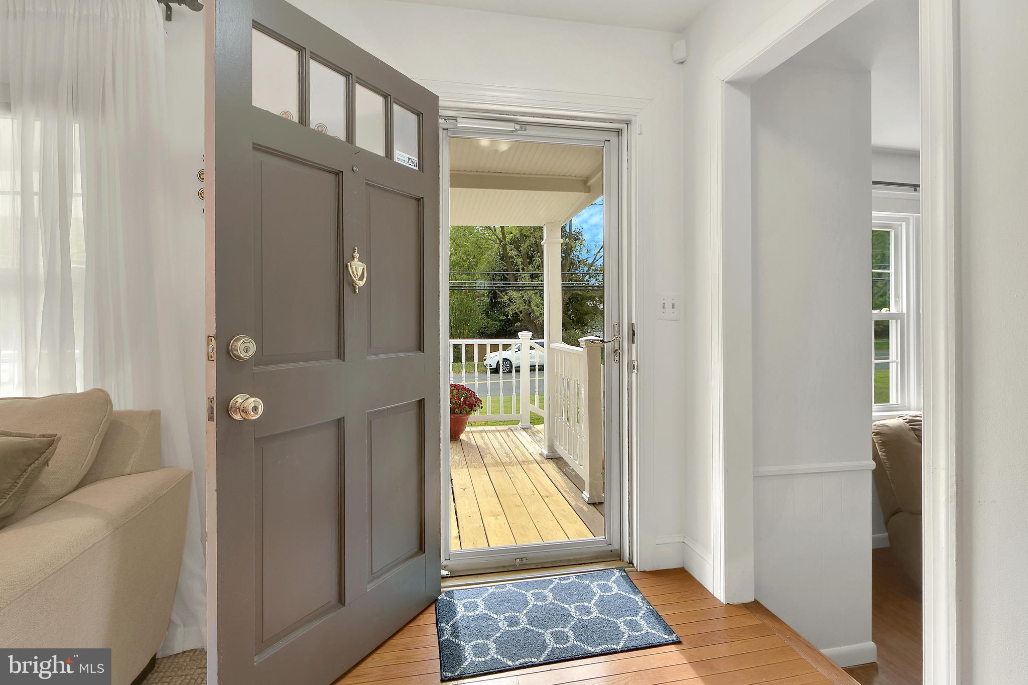 1989 Valley Road Annapolis, MD 21401 - Photo 8 of 42 FRONT DOOR LEADS TO COVERED PORCH
