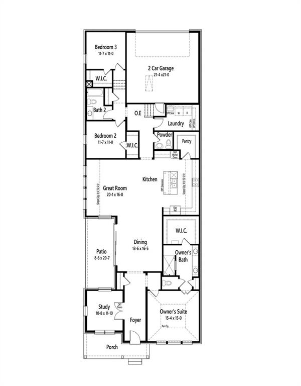 2724 Ballaster Meadows Rowlett, TX 75088 - Photo 2 of 2 Rowlett_LakePark_Meadowcreek_2724Ballaster_MainFLoor_6.10.26