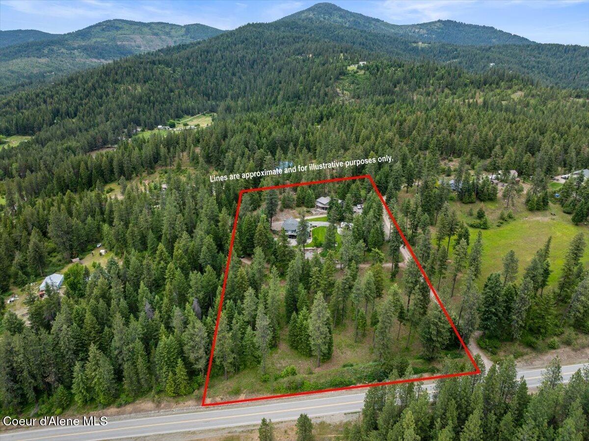 11243 West Hidden Valley Road Rathdrum, ID 83858 - Photo 2 of 86 01-Aerial Front of Home