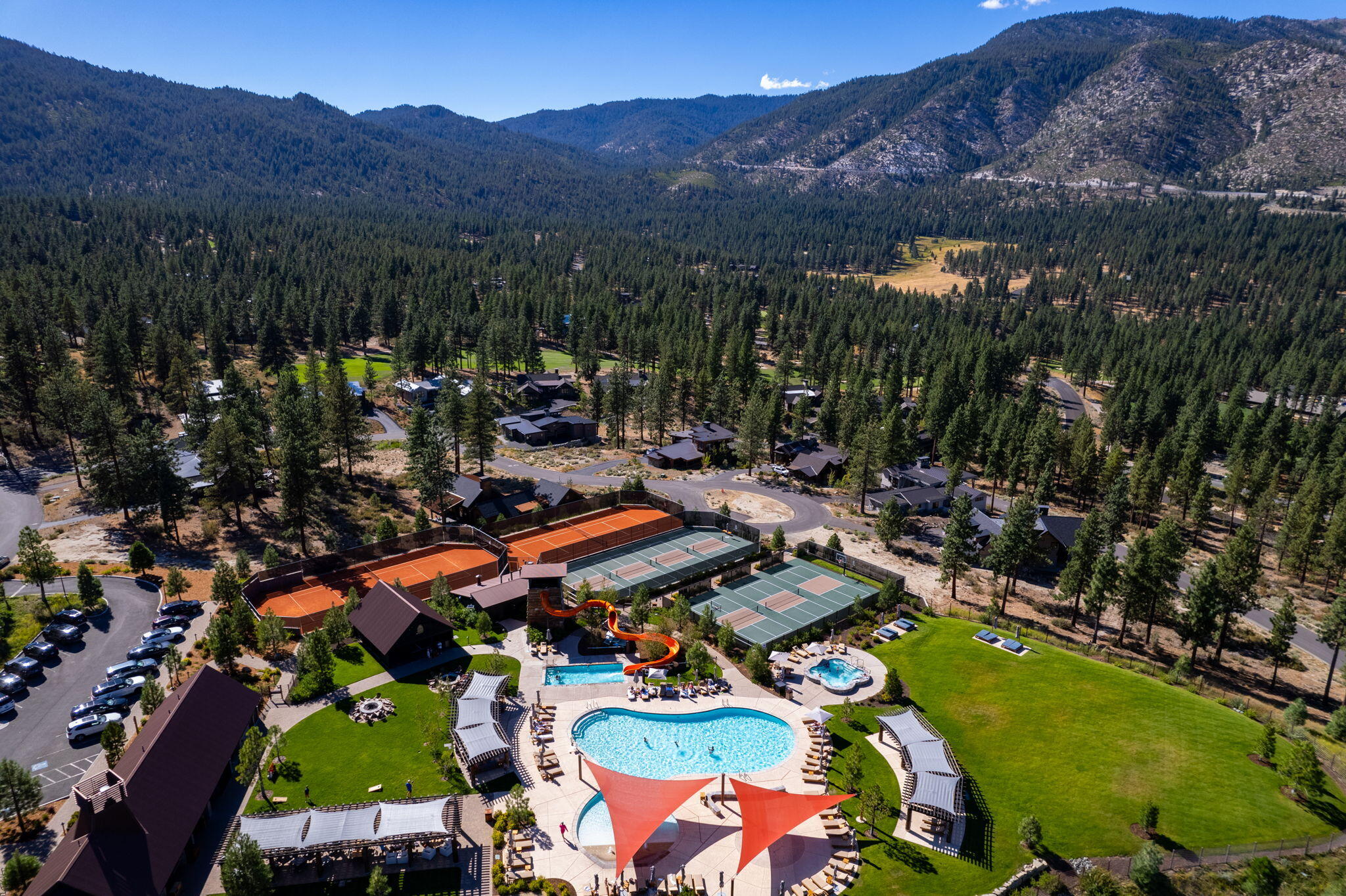 3541 Golf Club Drive, Unit 1 Carson City, NV 89705 - Photo 31 of 40 an aerial view of a house with a garden