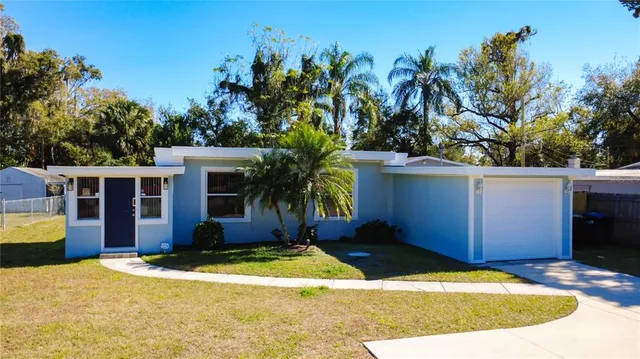 a view of outdoor space yard and swimming pool