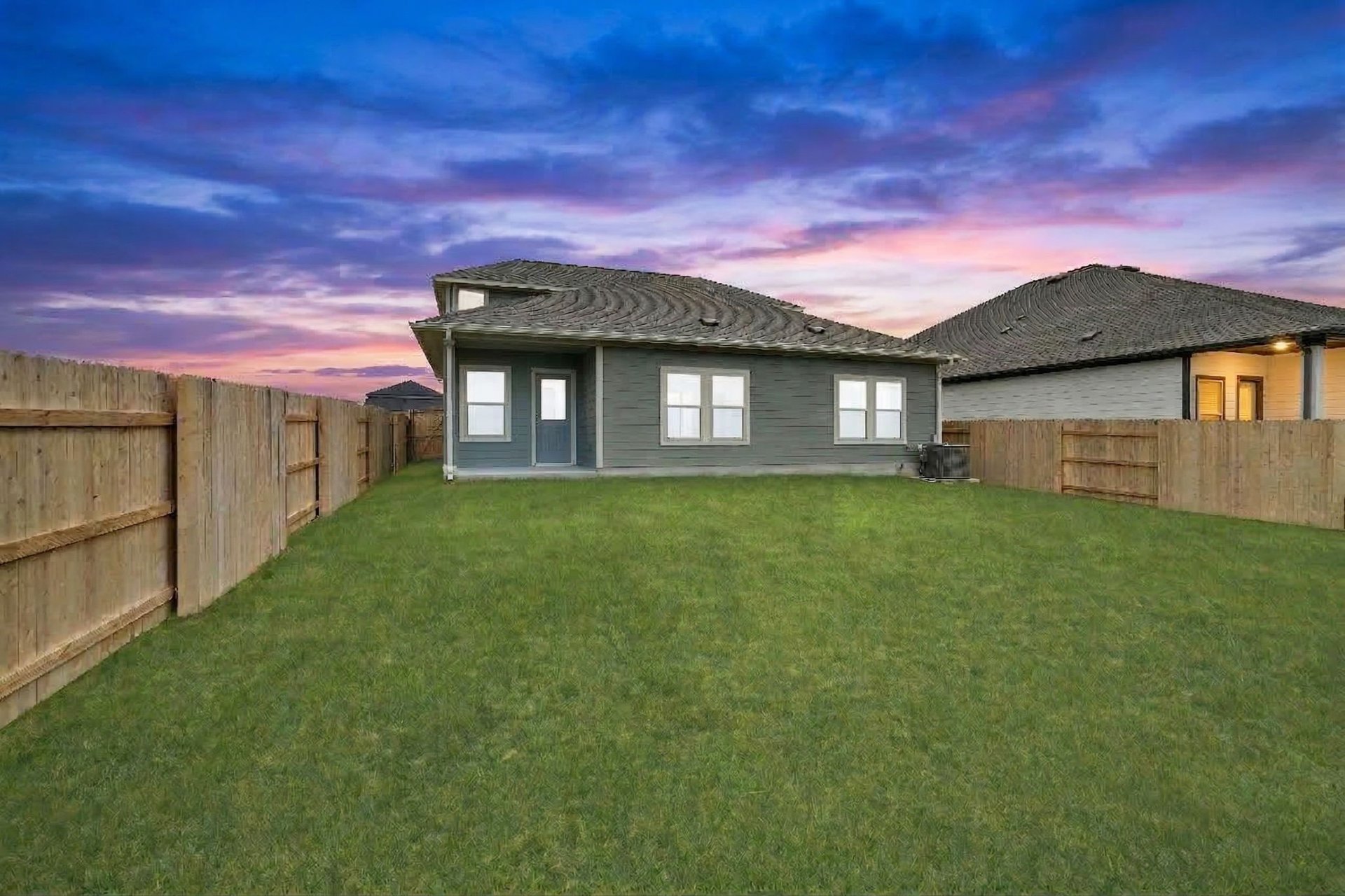 13508 Gray Landing Drive Elgin, TX 78621 - Photo 25 of 33 Rear of Home and Private Backyard