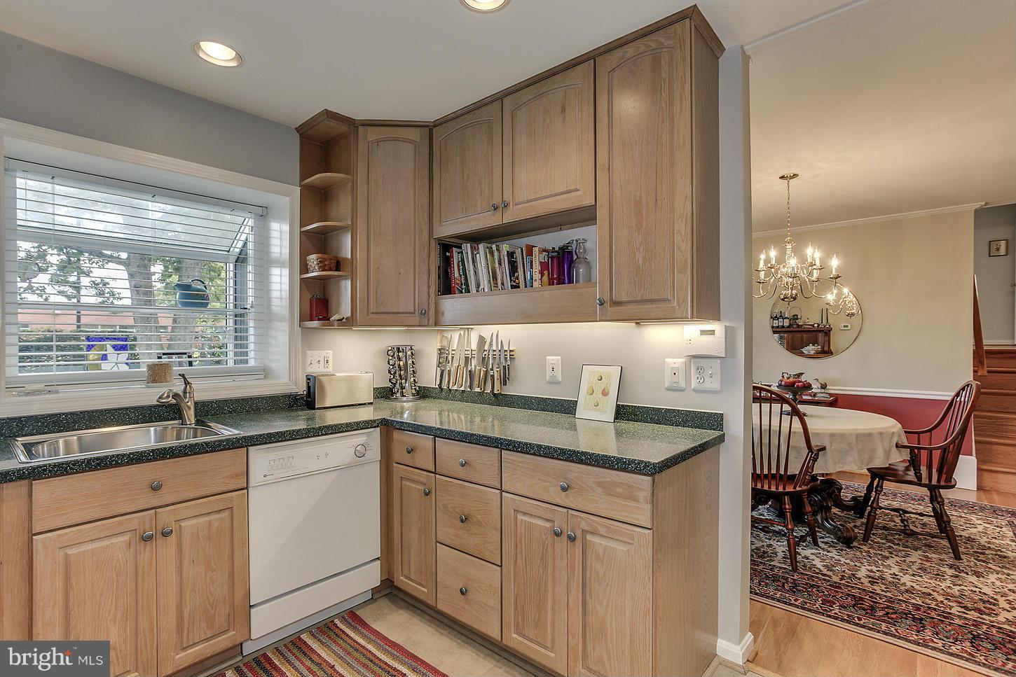 1804 Old Stage Road Alexandria, VA 22308 - Photo 13 of 30 Kitchen to Dining Area