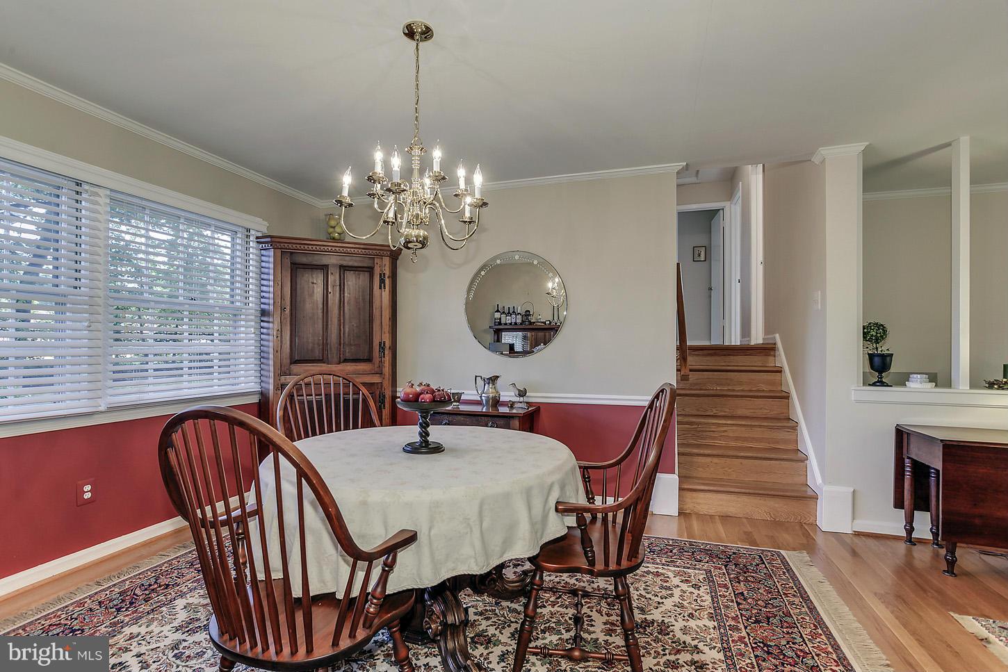 1804 Old Stage Road Alexandria, VA 22308 - Photo 9 of 30 Dining Room to Upper Level