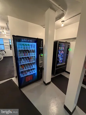a view of balcony with seating space and city view