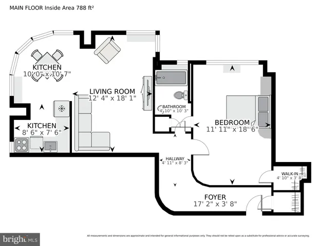 $345,000 | 1 Scott Circle Northwest, Unit 708, Washington, DC 20036