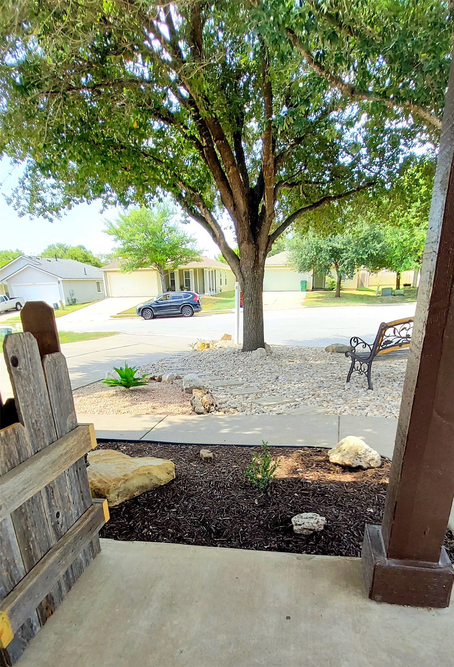 17609 Soapberry Cove Elgin, TX 78621 - Photo 5 of 38 a view of a yard with furniture