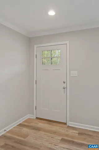 a view of an empty room