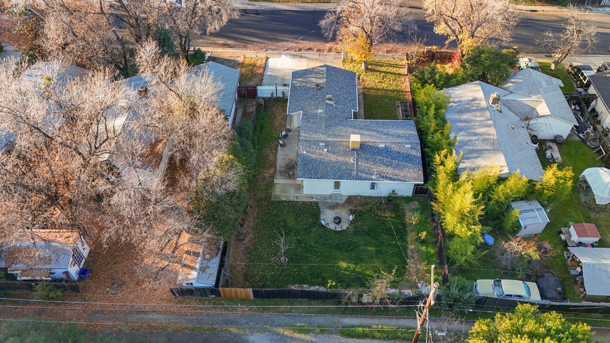 755 Christine Avenue Redding, CA 96003 - Photo 14 of 58 an aerial view of residential houses with outdoor space