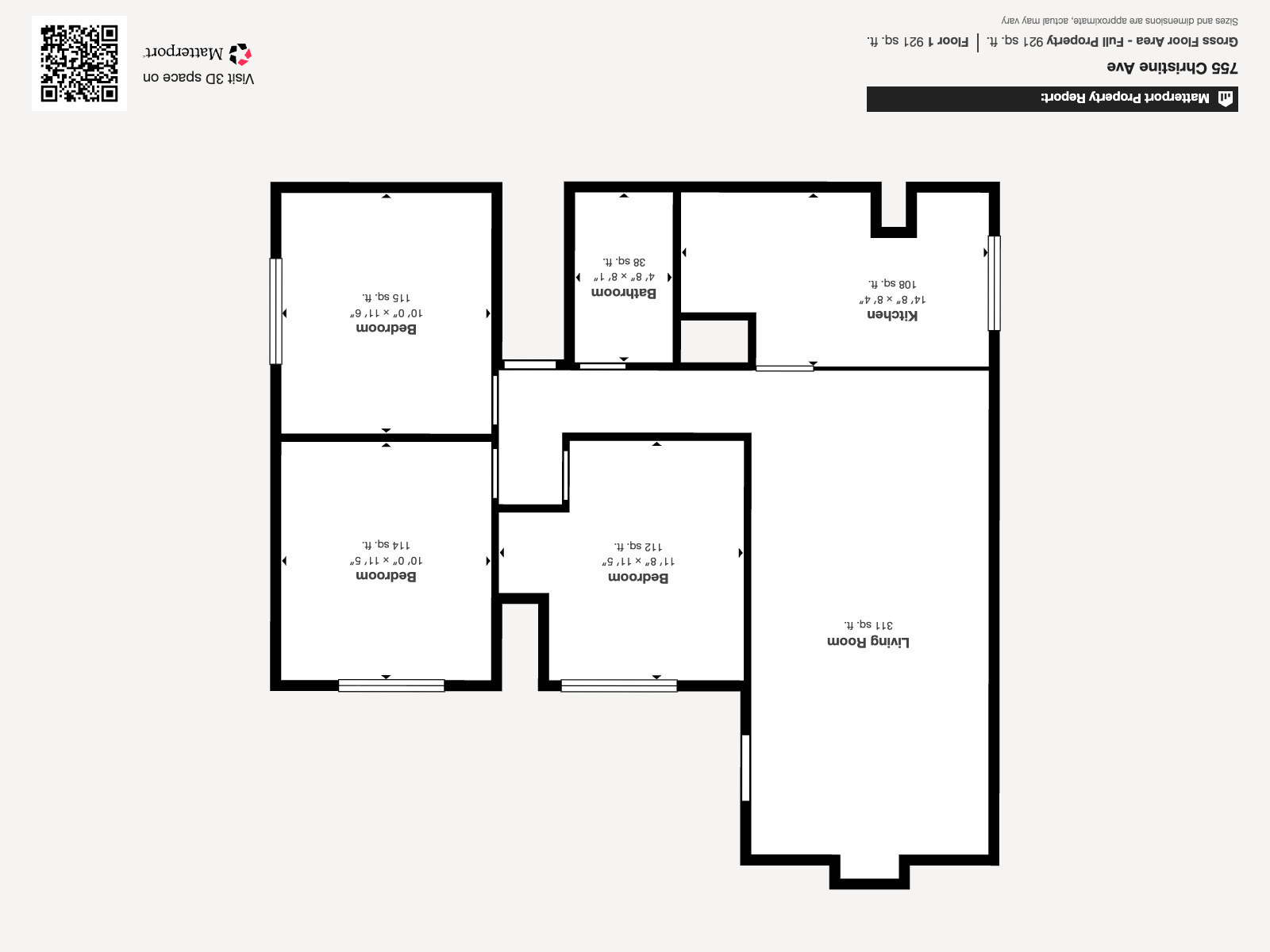 755 Christine Avenue Redding, CA 96003 - Photo 58 of 58 Floorplan (garage not shown)